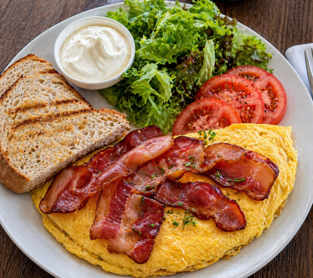 OMLET SA SLANINOM 490gr